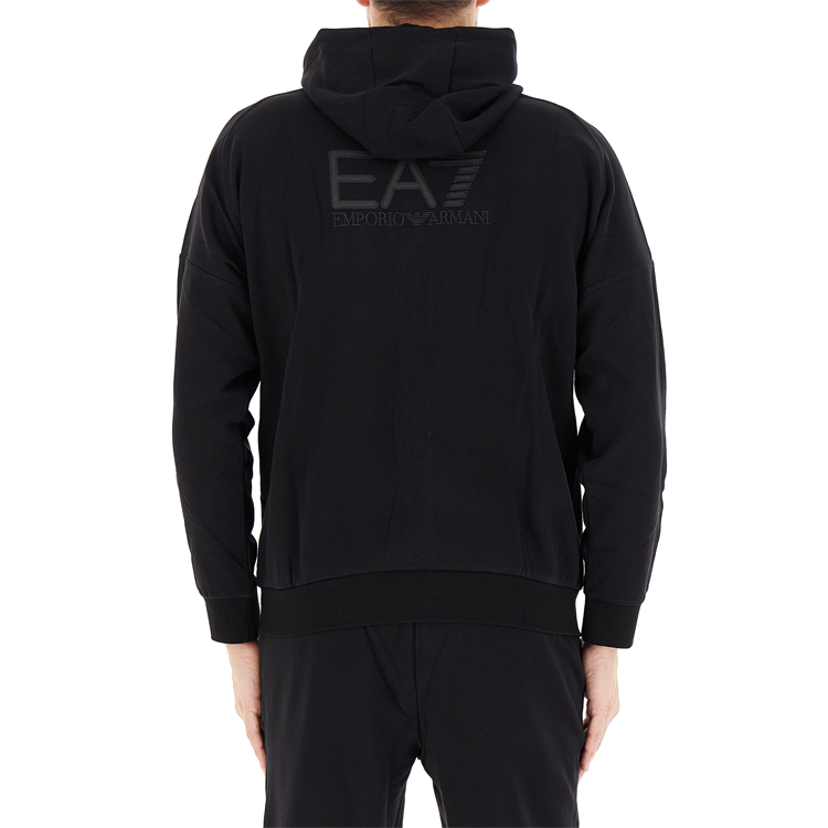 Hanorac pt bărbați EA7 EMPORIO ARMANI TRAIN VISIBILITY M HOODIE FZ B XXXL Negru photo 2