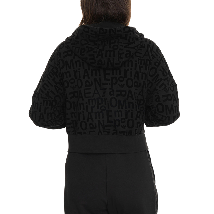 Толстовка EA7 EMPORIO ARMANI SWEATSHIRT HOOD W XS Черный Женский photo 3