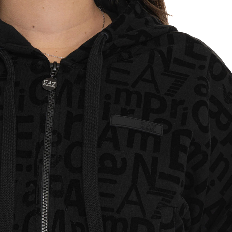 Толстовка EA7 EMPORIO ARMANI SWEATSHIRT HOOD W XS Черный Женский photo 5