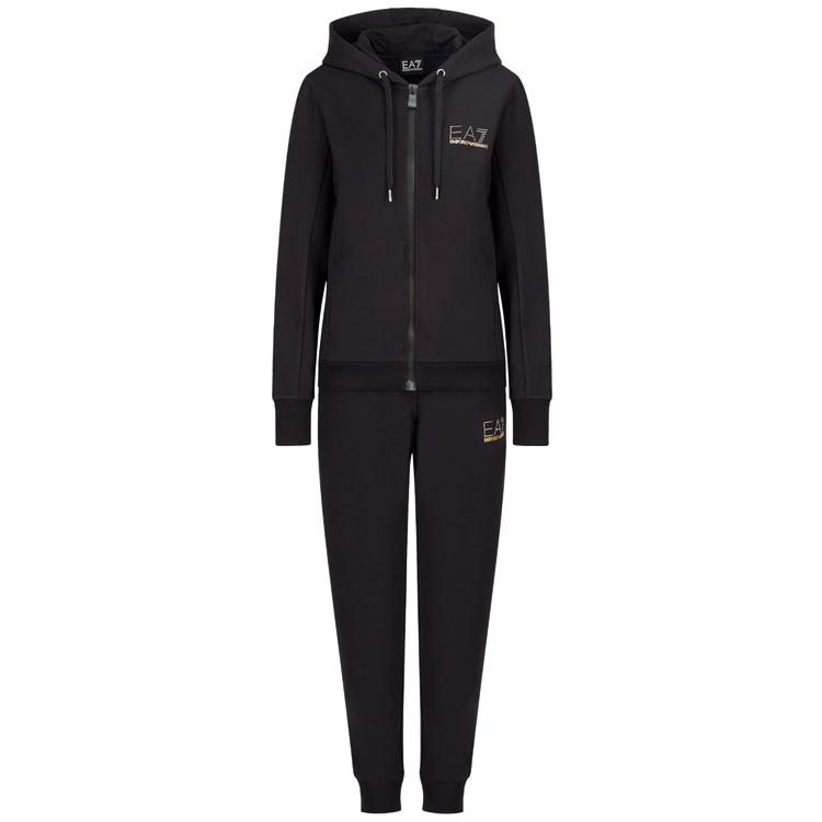 Costum Sportiv EA7 EMPORIO ARMANI TRAIN VISIBILITY W T-SUIT FZ C XXL Negru Femei photo 3
