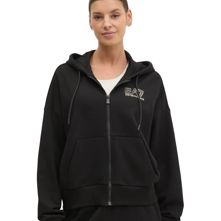 Costum Sportiv EA7 EMPORIO ARMANI TRAIN VISIBILITY W T-SUIT FZ C XXL Negru Femei photo 4