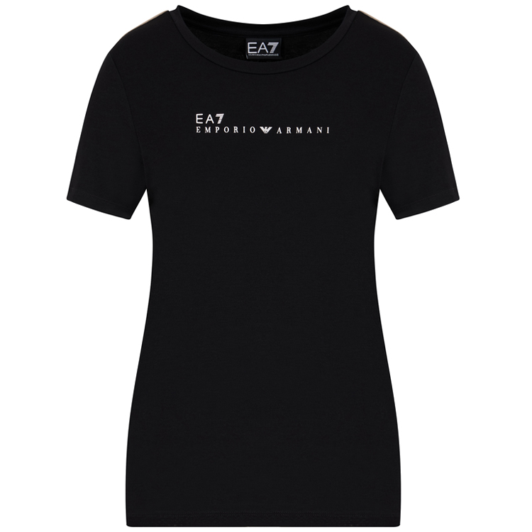 Tricou EA7 EMPORIO ARMANI NATURAL VENTUS7 W TEE XS Negru Femei photo 3