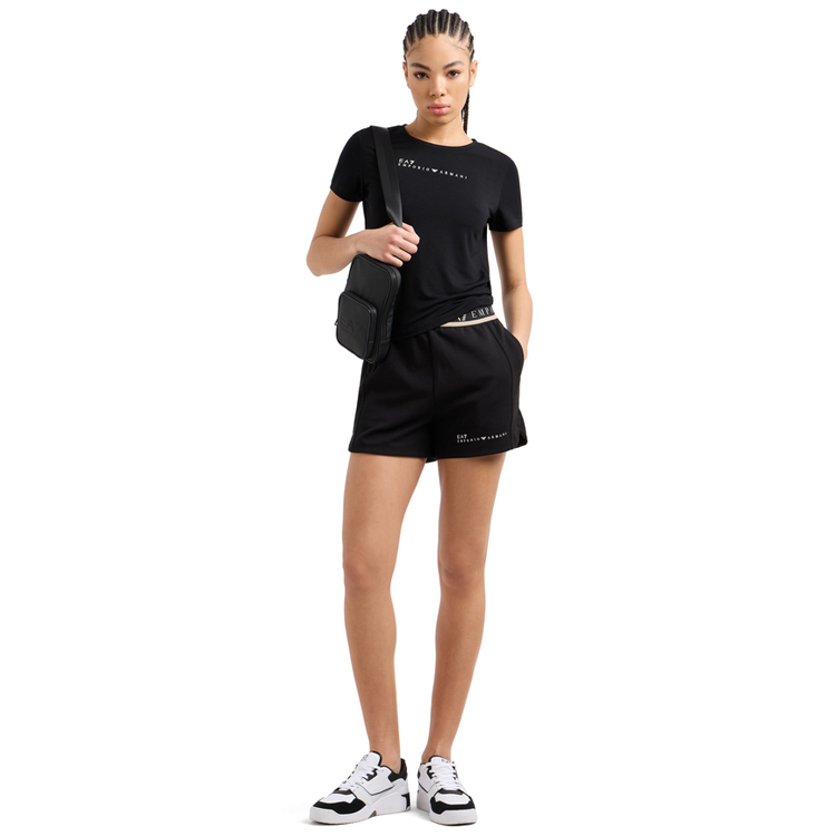 Шорты EA7 EMPORIO ARMANI NATURAL VENTUS7 W SHORTS S Черный Женский photo 3