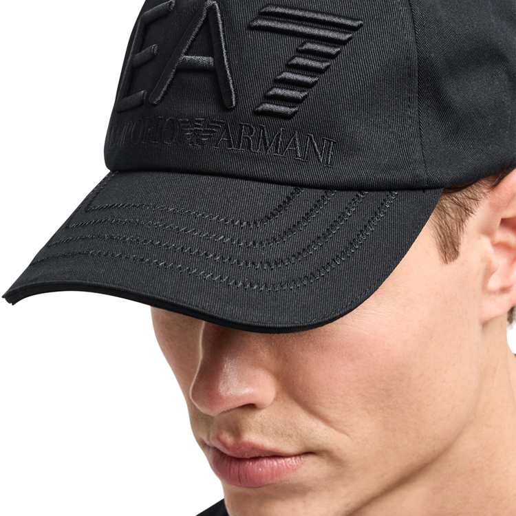 Кепка EA7 EMPORIO ARMANI TRAIN VISIBILITY U CAP One size Черный photo 3