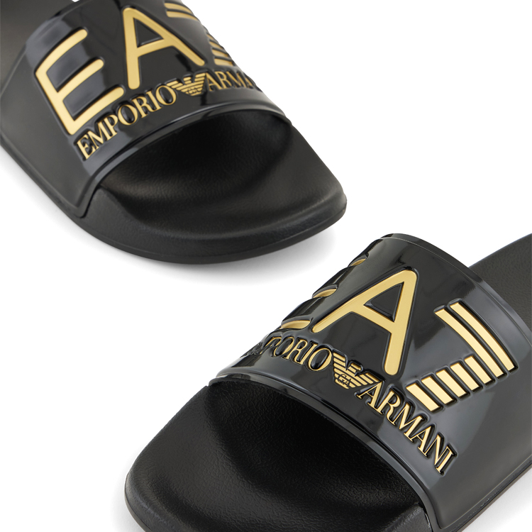 Slapi EA7 EMPORIO ARMANI WATER SPORTS VISIBILITY SLIPPE pt Unisex / 43 / Negru photo 5