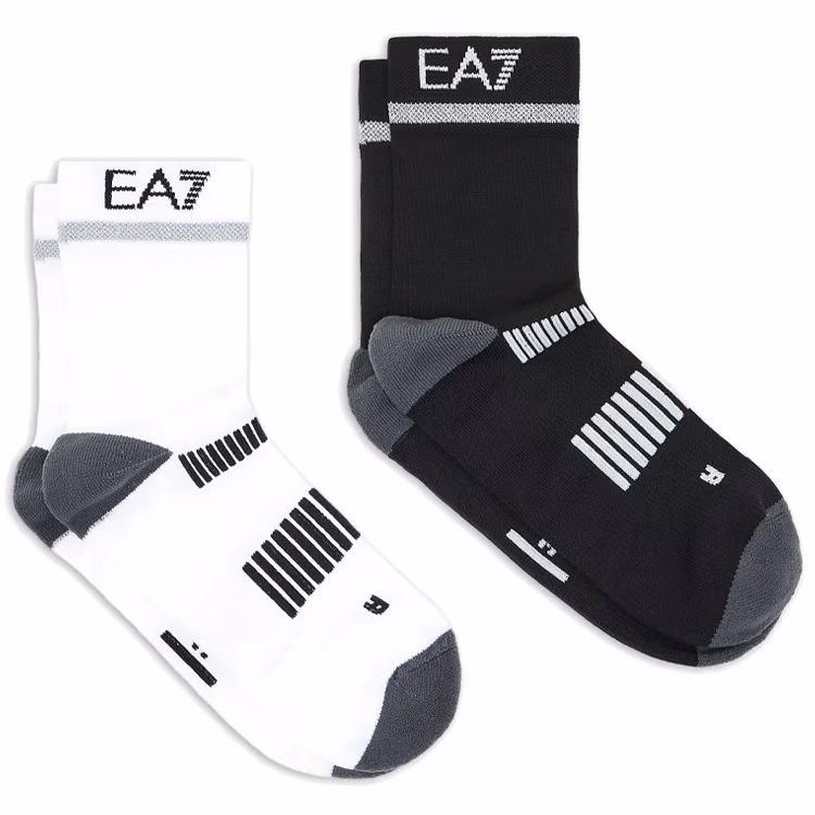 Носки EA7 EMPORIO ARMANI SOCKS RUNNING CRUSHER BI-PACK 