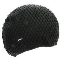 Силиконовая шапочка для плавания Speedo BUBBLE CAP XU BLACK thumbnav