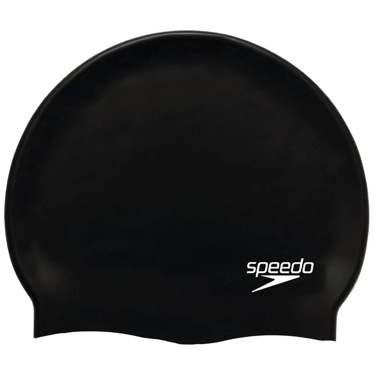 Силиконовая шапочка для плавания Speedo FLAT SILICONE CAP AU BLACK