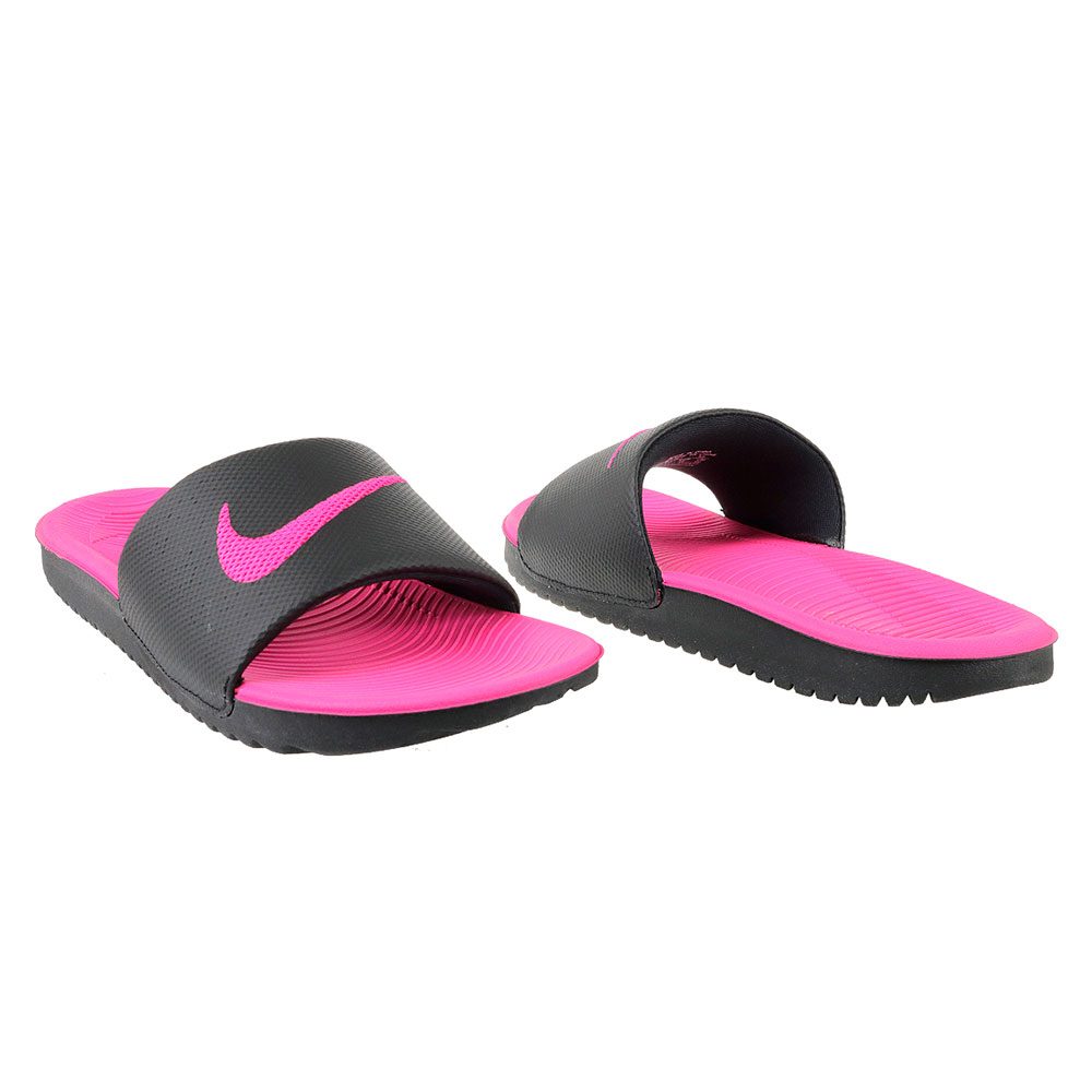 Шлепанцы Nike KAWA SLIDE (GS/PS) / Женский / 32 / Черный/Розовый photo 2