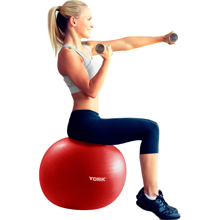 Мяч для фитнеса с насосом YORK Gym Ball 82001 photo 2