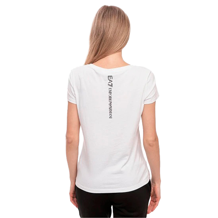 Tricou EA7 EMPORIO ARMANI T-SHIRT XS Alb Femei photo 3