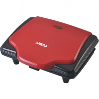 Waffle fier Aresa AR2801, 700 W, Rosu thumbnav 1