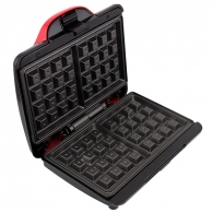 Waffle fier Aresa AR2801, 700 W, Rosu thumbnav 2