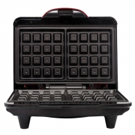 Waffle fier Aresa AR2801, 700 W, Rosu thumbnav 3