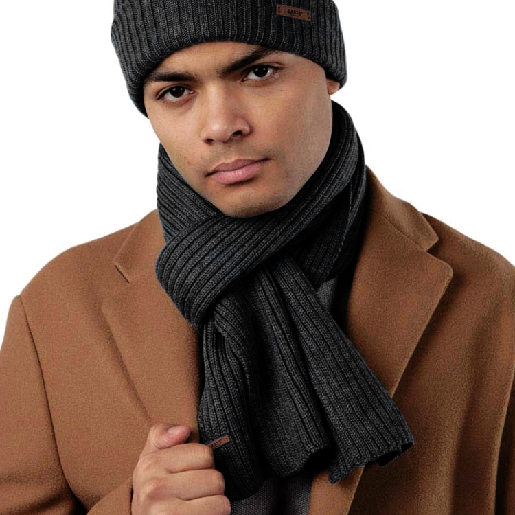 Шарф Barts Wilbert Scarf bm-3857-01 Черный photo 3