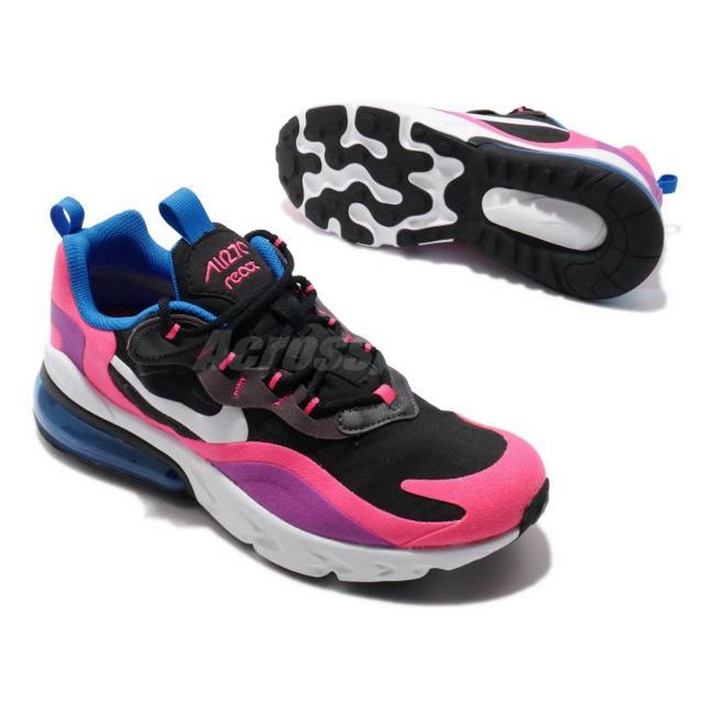 Incaltaminte Sport Nike Air Max 270 React pt Femei / 35.5 / Negru-roz photo 3