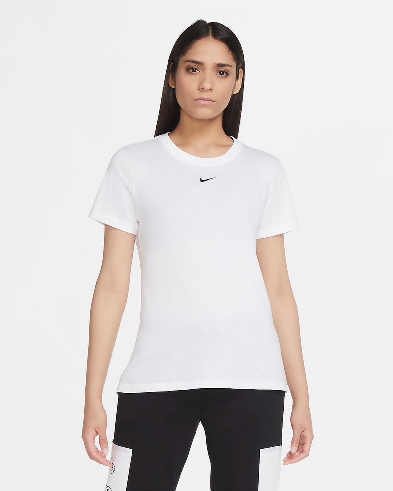 Tricou Nike W NSW ESSNTL TEE SS CREW LBR L Alb Femei photo 4