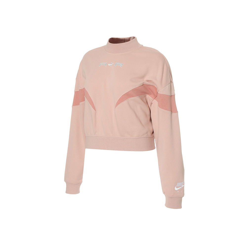 Hanorac Nike W NSW AIR FLC MOCK LS TOP XL Roz Femei photo 1