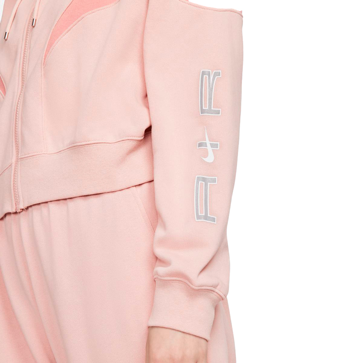 Hanorac Nike W NSW AIR FLC GX FZ HOODIE M Roz Femei photo 3
