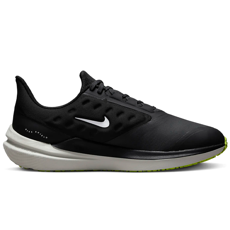 Кроссовки Nike AIR WINFLO 9 SHIELD / Мужской / 44.5 / Черный/Белый photo 3