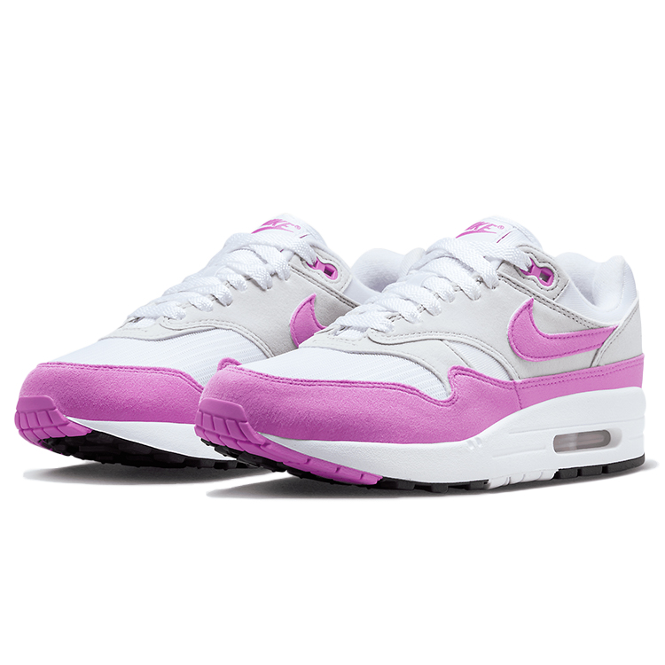 Incaltaminte Sport Nike W AIR MAX 1 pt Femei / 37.5 / Alb-violet photo 2