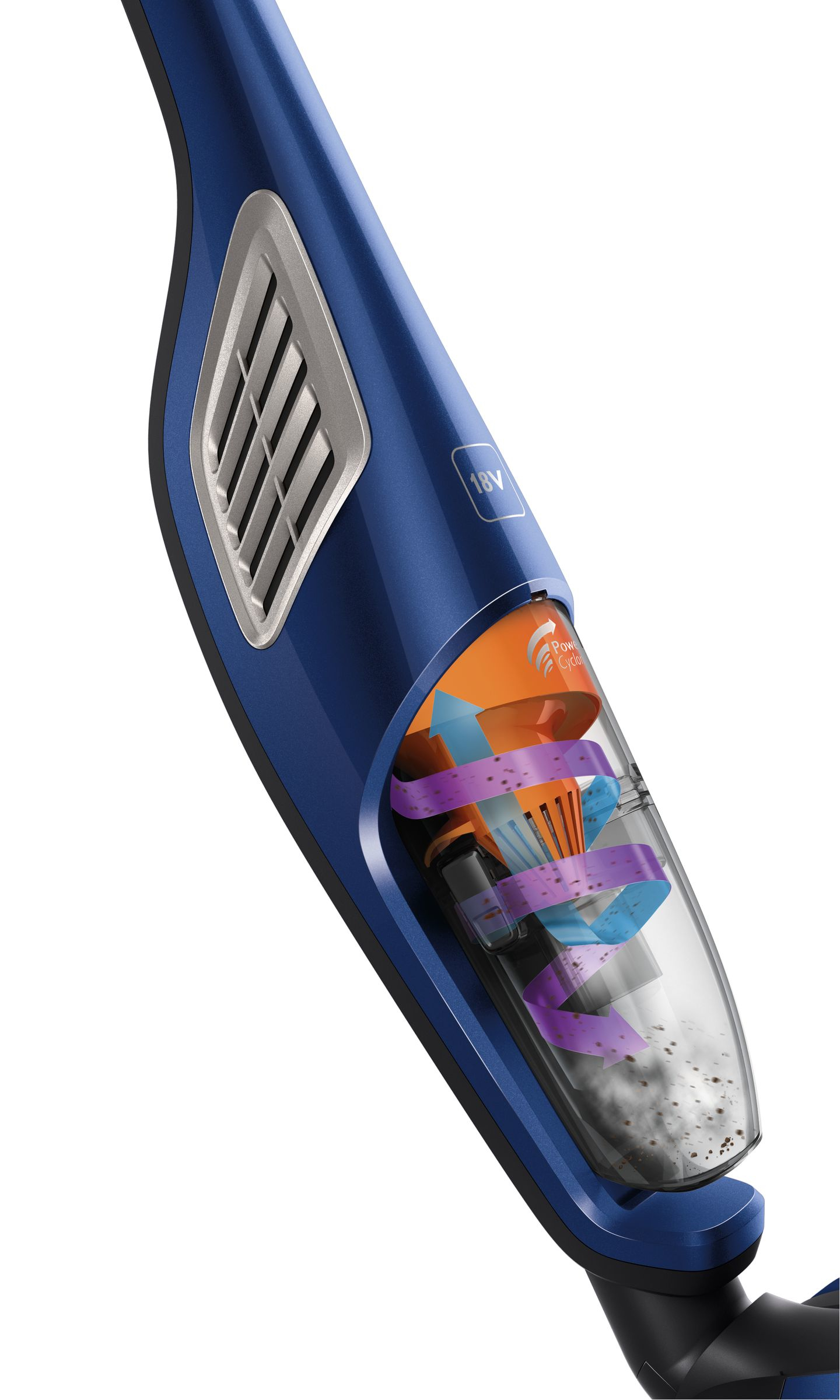 Пылесос вертикальный Philips FC616401 / 18Вт / Blue photo 5