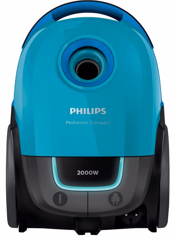 Пылесос с мешком Philips FC8389/01, 1800 Вт, 83 дБ, Голубой