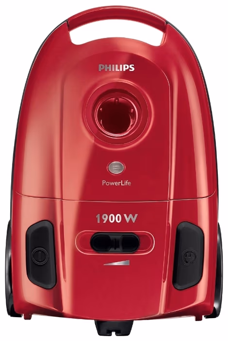 Пылесос с мешком Philips FC8451, 1900 Вт, 80 дБ, Красный 