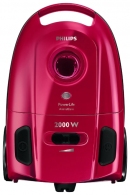 Пылесос с мешком Philips FC 8455, 2000 Вт, 83 дБ, Красный thumbnav 1