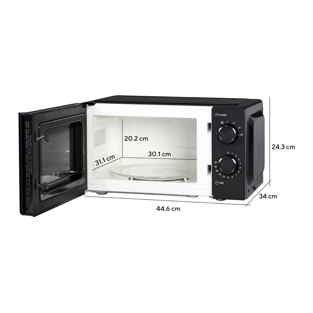 Микроволновая печь Kumtel HM01 700 Вт / 20 л / Черный photo 2