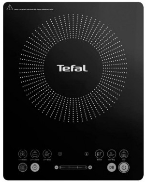 Plita de masa cu inductie Tefal IH210801, 1 arzatoare, 2100 W, Negru photo Plita de masa cu inductie Tefal IH210801, 1 arzatoare, 2100 W, Negru photo