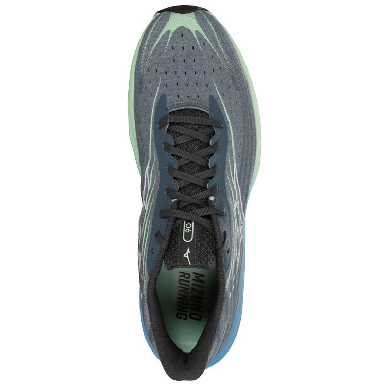 Кроссовки Mizuno WAVE SKYRISE 6 / Мужской / 44.5 / Серый/Белый/Зеленый photo 2