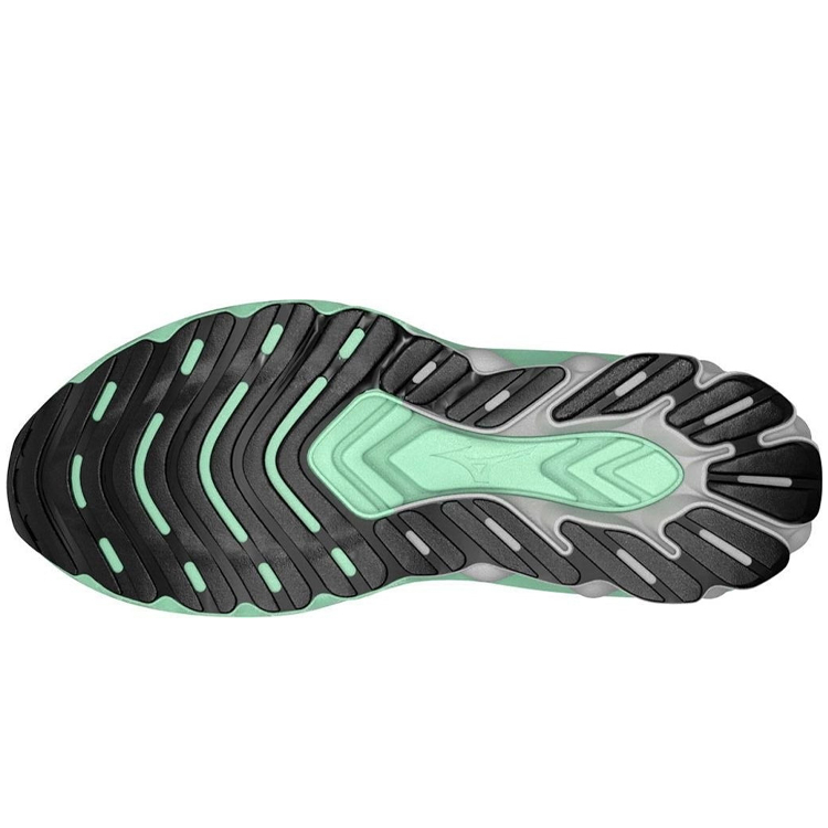 Кроссовки Mizuno WAVE SKYRISE 6 / Мужской / 44.5 / Серый/Белый/Зеленый photo 5