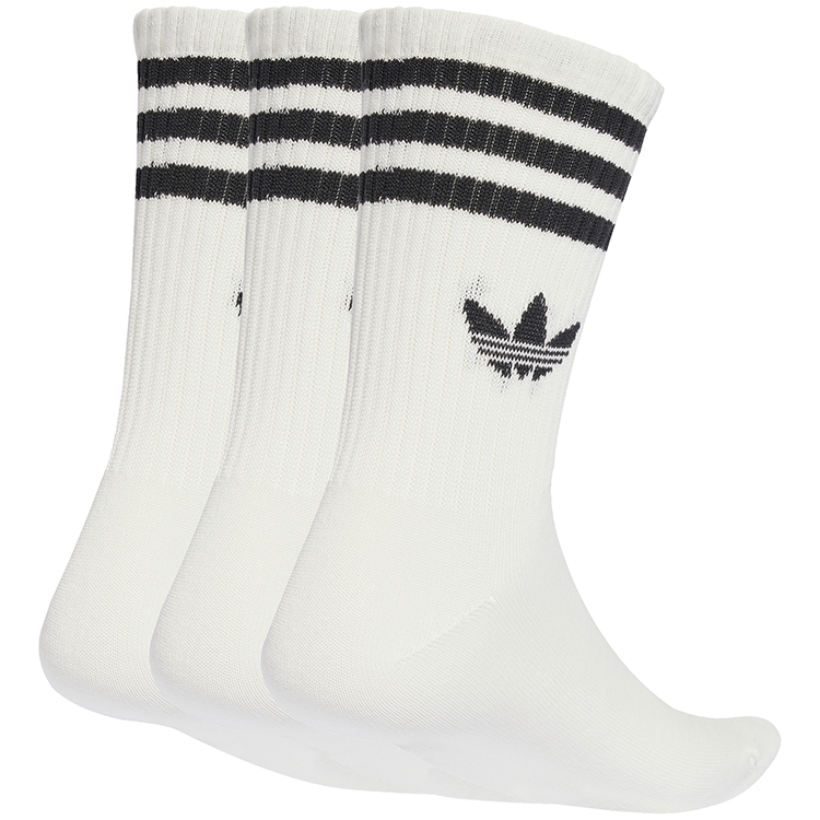 Носки Унисекс Adidas 3S CREW S 3P XL Белый photo 3