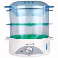 Aparat de fiert cu aburi Maxwell MW1201, 1 l, 780 W, Alb