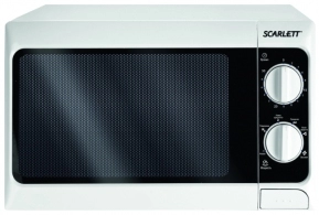 Микроволновая печь соло Scarlett SC-1701, 17 л, 700 Вт, Белый