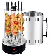 Aparat pentru frigarui Scarlett SC-KG22601, 1000 W, Inox cu  negru