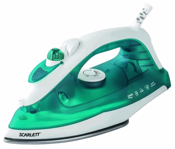 Утюг Scarlett SC-SI30S01, 220 мл, Белый/Зеленый 