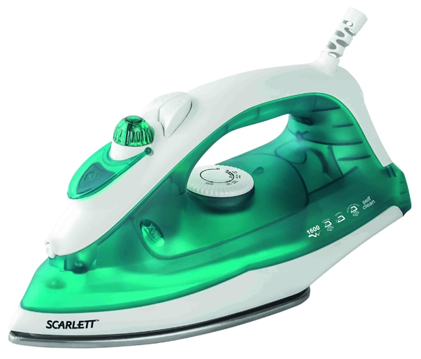 Утюг Scarlett SC-SI30S01, 220 мл, Белый/Зеленый photo 