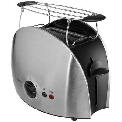 Prajitor de paine Bosch TAT6901, 2, 900 W, Inox photo 5