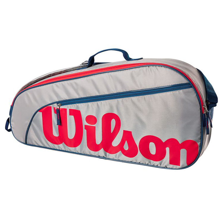 Geanta tenis Wilson Junior 3 PACK GREY WR8023901001 Rosu-gri photo 5