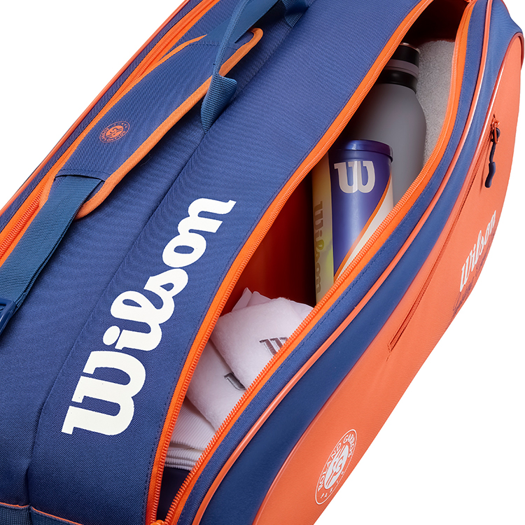 Сумка теннисная Wilson ROLAND GARROS 2026 TEAM 6PK RACKET BAG photo 4