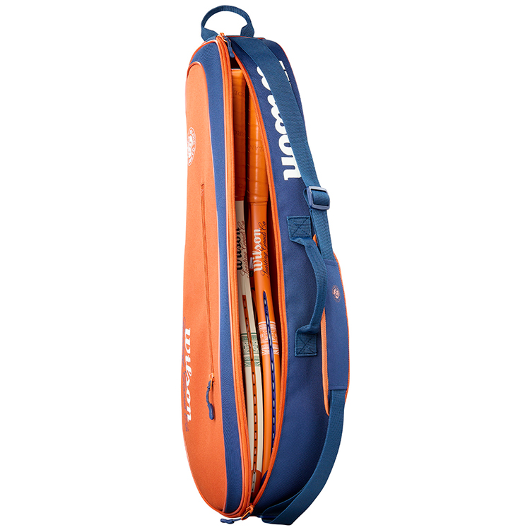 Сумка теннисная Wilson ROLAND GARROS 2026 TEAM 3PK RACKET BAG photo 5
