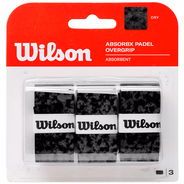 Banda pentru racheta 3 buc Wilson ABSORBX OVERGRIP PADEL 3 PACK