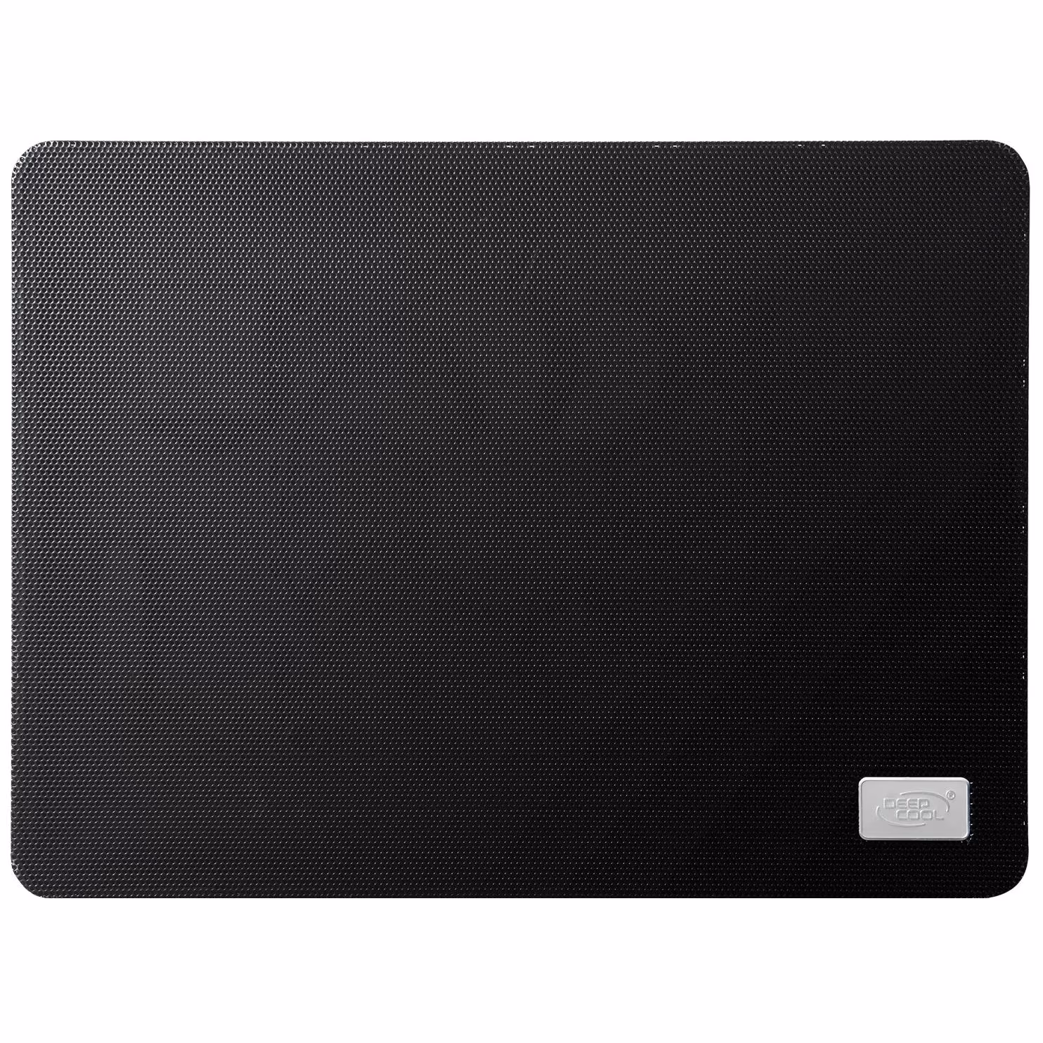 DEEPCOOL "N1 BLACK", Notebook Slim Cooling Pad up to 15.6", 1 fan - 180mm with fan speed control button, 600-1000rpm, <16~20 dBA, 84.7CFM, Portable & slim design -only 2.6cm, USB pass-through connector, Metal Mesh Panel, Black 