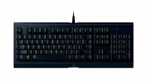 RAZER Cynosa Lite - US Layout, Membrane Gaming Keyboard, Razer, Soft cushioned gaming-grade keys, Chroma backlighting 16.8M colors, Fully programmable keys with on-the-fly macro recording, USB