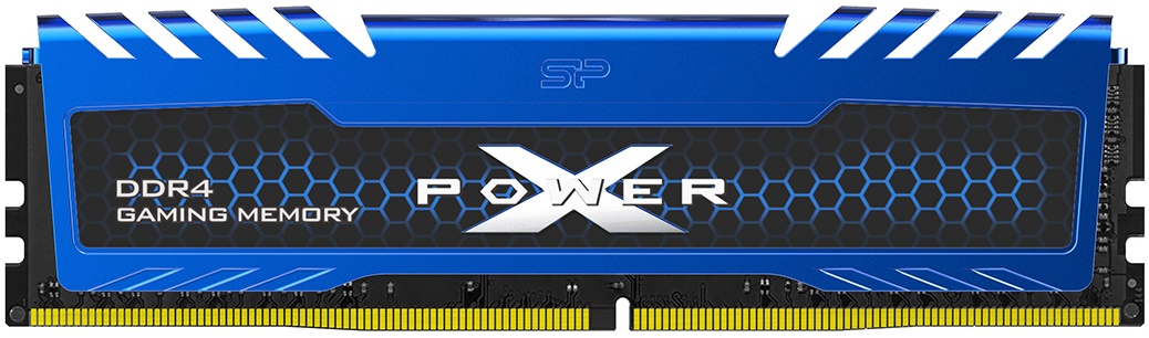 8GB DDR4-2666 Silicon Power XPOWER Turbine DDR4 Gaming UDIMM, PC21300, CL16, 1Gx8, 1.2V, Intel® XMP, Blue Aluminium Heatsink photo 1