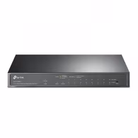 TP-LINK TL-SG1210P, 10-Port Desktop Gigabit PoE+ Switch, 8 PoE+ 10/100/1000Mbps LAN ports, 1 SFP port, 1 Gigabit LAN port, 802.3at/802.3af, PoE power budget: 63W
