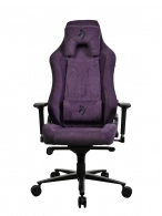 Gaming/Office Chair AROZZI Vernazza Soft Fabric, Purple, max weight up to 135-145kg / height 165-190cm, Tilt  Angle Lock, Recline 165°, 3D Armrests, Head and Lumber cushions, Metal Frame, Aluminium wheelbase, Gas lift 4 class, Large nylon casters, W-28.5k