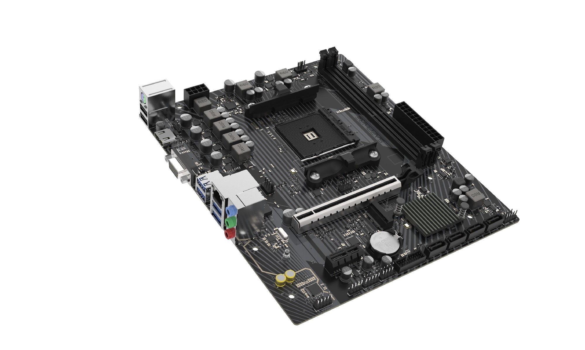Материнская плата SAPPHIRE A520M-E/ AM4 / A520 / DDR4 / mATX photo 4